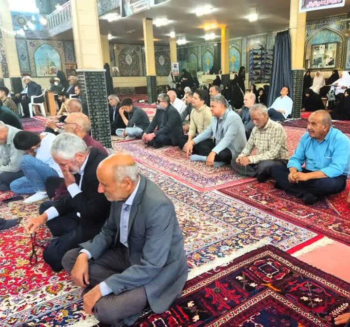 تصاویر/ نماز عبادی سیاسی جمعه جوشقان قالی