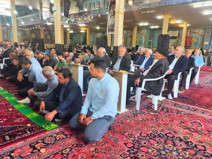 تصاویر/ نماز عبادی سیاسی جمعه جوشقان قالی