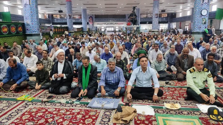 تصاویر| نماز جمعه عبادی سیاسی بیرجند