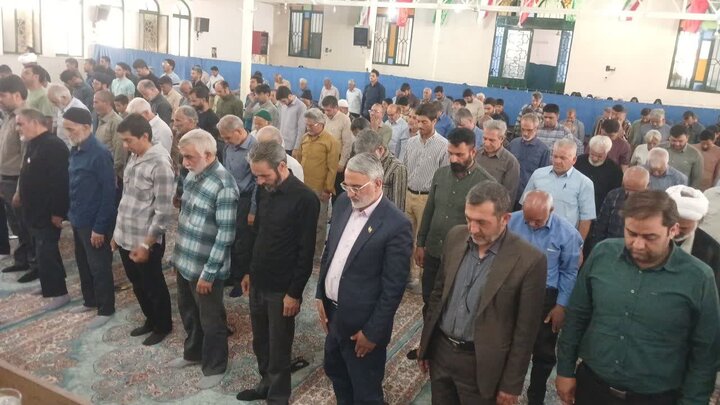 تصاویر/ نماز عبادی سیاسی جمعه  نوش آباد