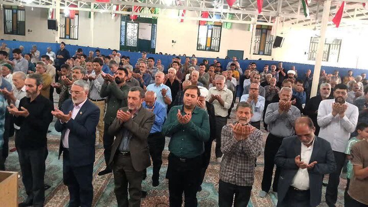 تصاویر/ نماز عبادی سیاسی جمعه  نوش آباد