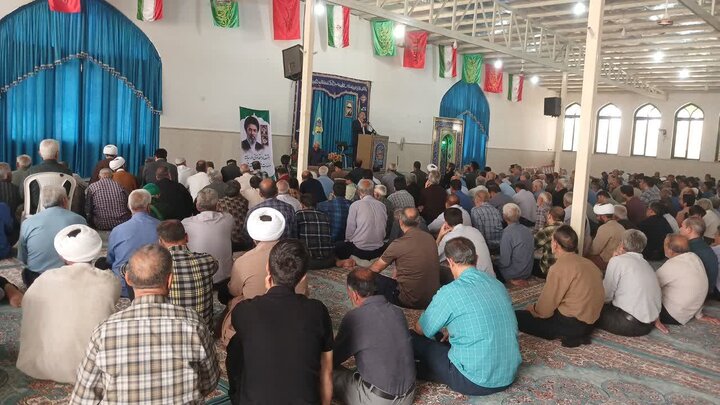 تصاویر/ نماز عبادی سیاسی جمعه  نوش آباد