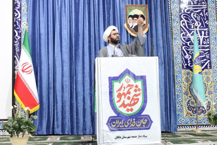 تصاویر/ آیین عبادی سیاسی نماز جمعه شهرستان دلگان