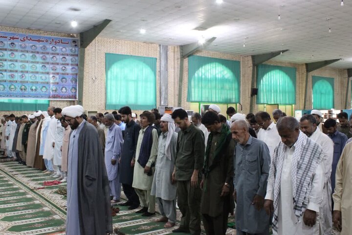 تصاویر/ آیین عبادی سیاسی نماز جمعه شهرستان دلگان