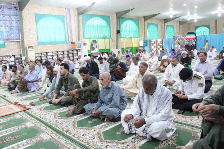 تصاویر/ آیین عبادی سیاسی نماز جمعه شهرستان دلگان