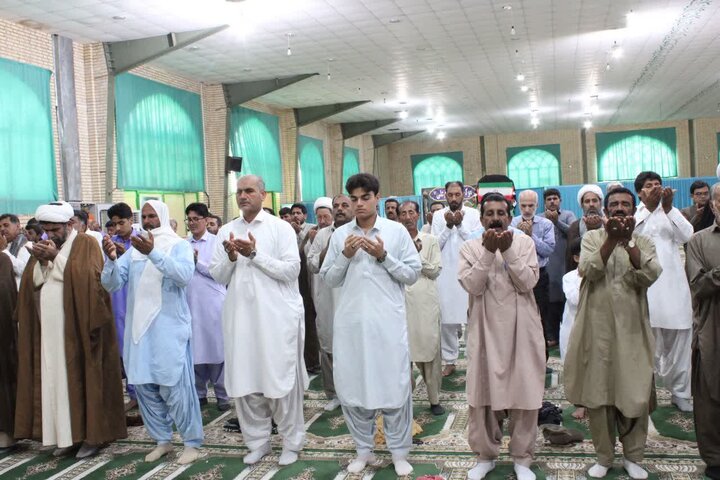 تصاویر/ آیین عبادی سیاسی نماز جمعه شهرستان دلگان