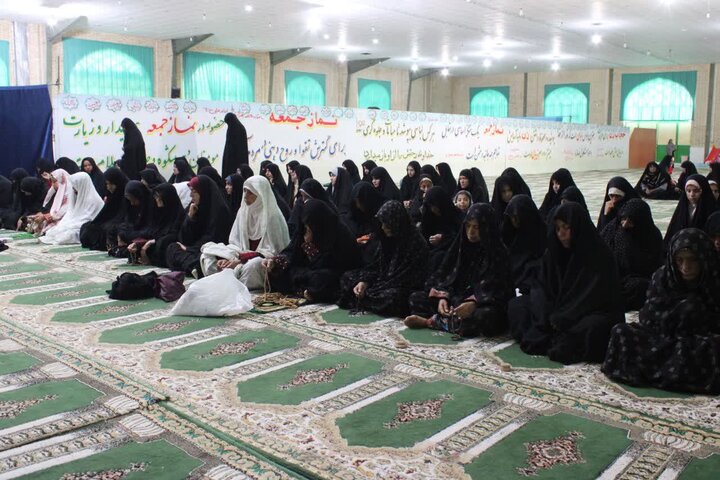 تصاویر/ آیین عبادی سیاسی نماز جمعه شهرستان دلگان