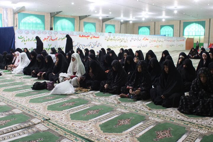 تصاویر/ آیین عبادی سیاسی نماز جمعه شهرستان دلگان