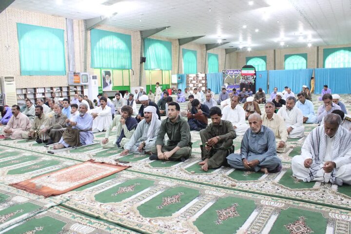 تصاویر/ آیین عبادی سیاسی نماز جمعه شهرستان دلگان