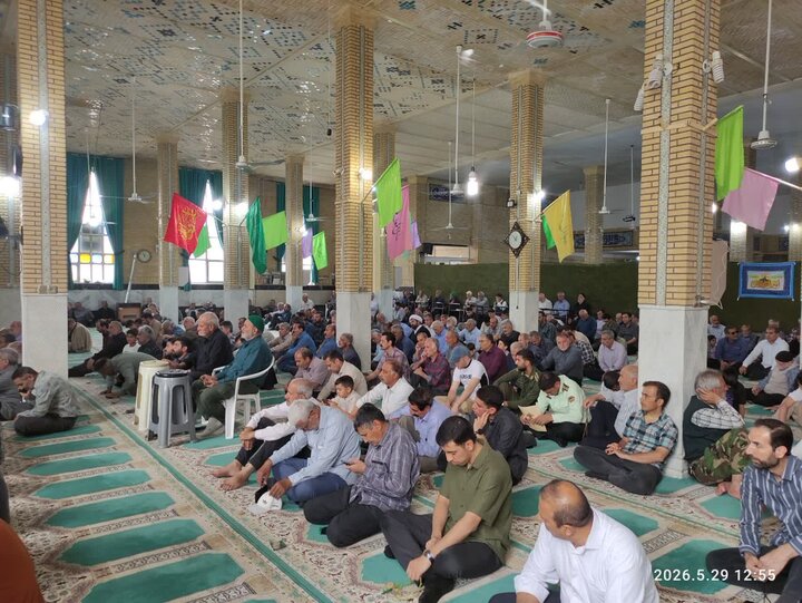 تصاویر/اقامه نماز عبادی سیاسی جمعه در زرندیه