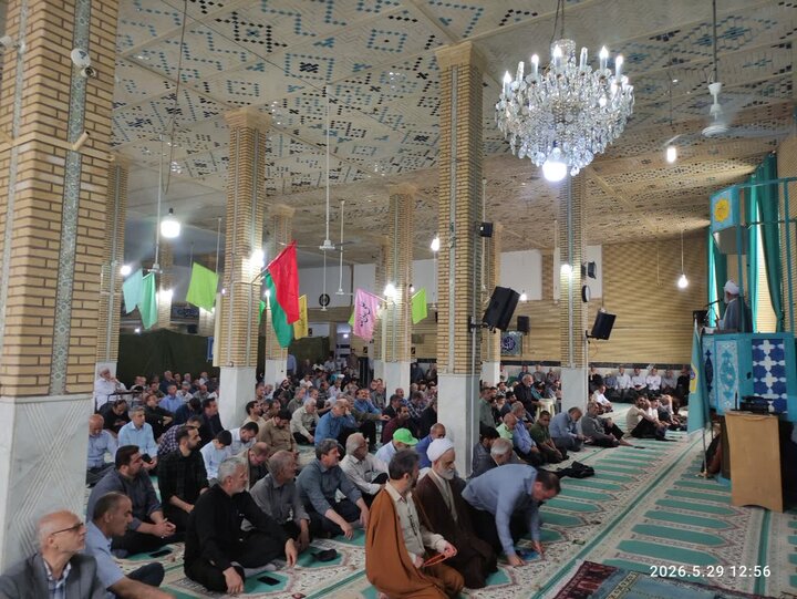 تصاویر/اقامه نماز عبادی سیاسی جمعه در زرندیه