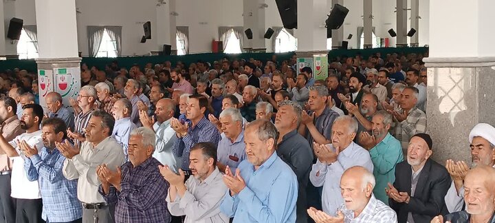 تصاویر/اقامه نماز عبادی سیاسی جمعه در ساوه