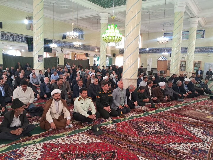تصاویر/ نماز عبادی سیاسی جمعه خسروشاه
