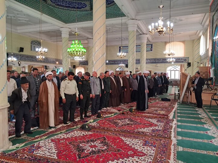 تصاویر/ نماز عبادی سیاسی جمعه خسروشاه