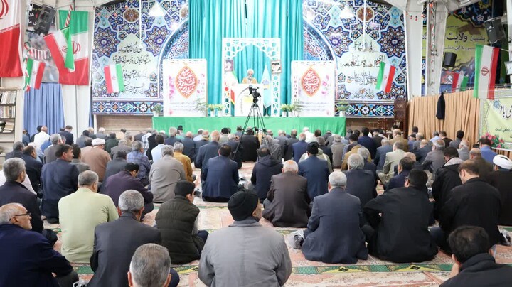 تصاویر/ نماز عبادی سیاسی جمعه مرند
