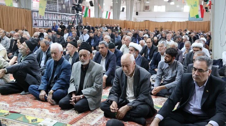 تصاویر/ نماز عبادی سیاسی جمعه مرند
