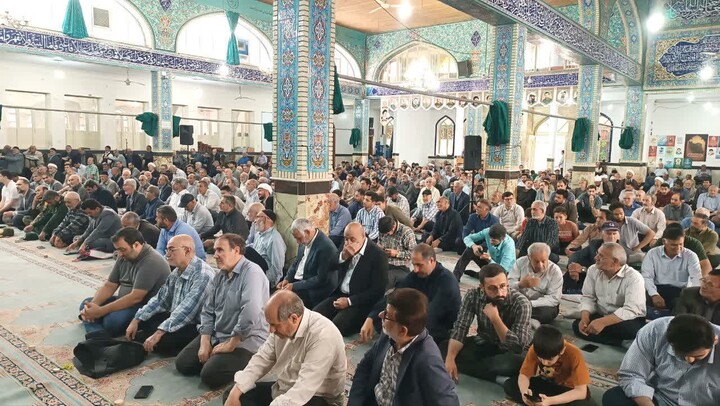 تصاویر/ نماز عبادی سیاسی جمعه میانه