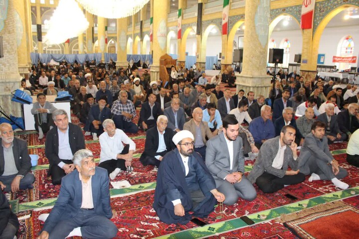تصاویر/ نماز عبادی سیاسی جمعه بناب