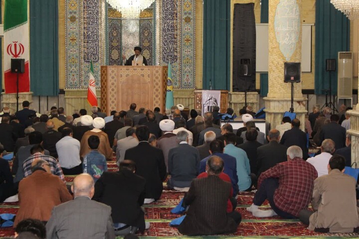 تصاویر/ نماز عبادی سیاسی جمعه بناب