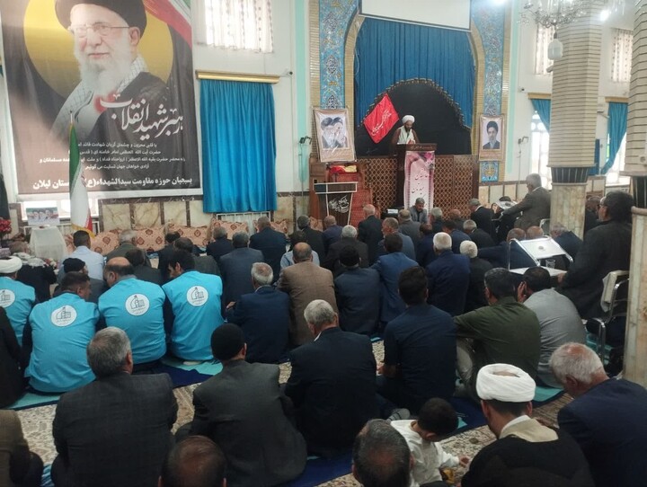 تصاویر/ نماز عبادی سیاسی جمعه لیلان