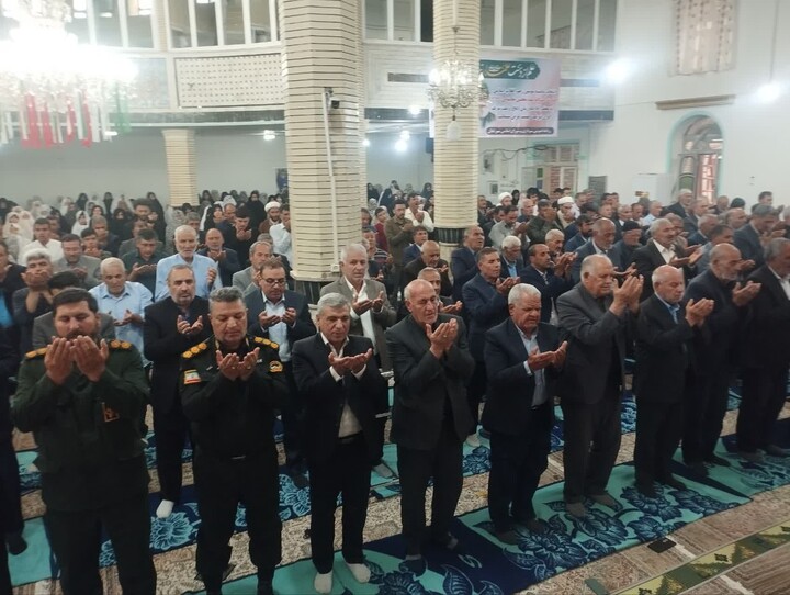تصاویر/ نماز عبادی سیاسی جمعه لیلان