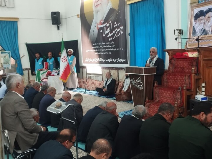 تصاویر/ نماز عبادی سیاسی جمعه لیلان