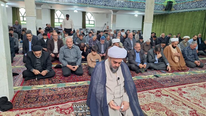 تصاویر/ نماز عبادی سیاسی جمعه ترکمنچای