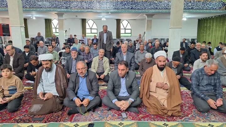 تصاویر/ نماز عبادی سیاسی جمعه ترکمنچای