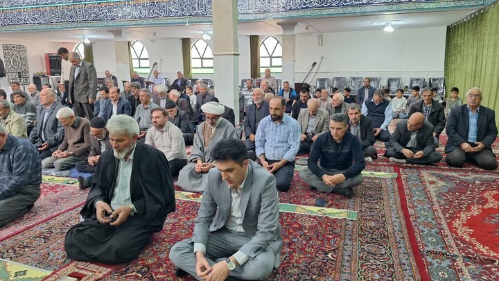 تصاویر/ نماز عبادی سیاسی جمعه ترکمنچای