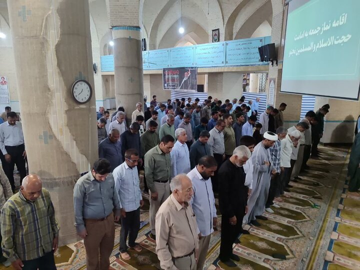 تصاویر/ اقامه نمازجمعه شهر کهنوج