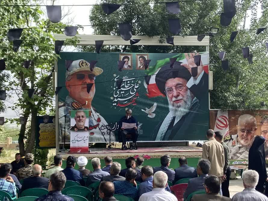 فیلم| مراسم بزرگداشت شهید حاج محمد پاکپور و حاج غلامرضا سلیمانی در روستای دهسد خنداب