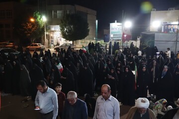 تصاویر/ برگزاری نماز استغاثه به امام زمان (عج) در میدان نماز شهرستان اشکذر