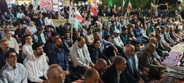 تصاویر/ اقامه نماز استغاثه در ساوه