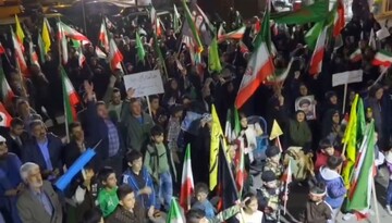 فیلم| نودمین شب راهپیمایی مردم شازند در بیعت با رهبر انقلاب