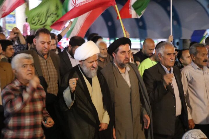 تصاویر/ حضور پرشور قرچکی‌ها در اجتماع خونخواهی