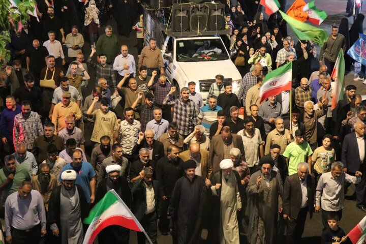 تصاویر/ حضور پرشور قرچکی‌ها در اجتماع خونخواهی
