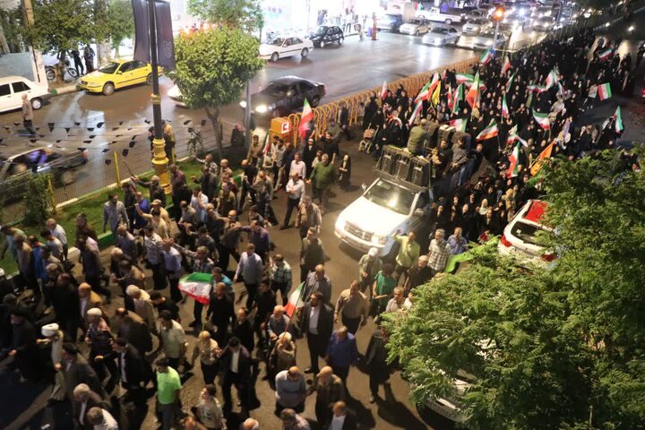 تصاویر/ حضور پرشور قرچکی‌ها در اجتماع خونخواهی