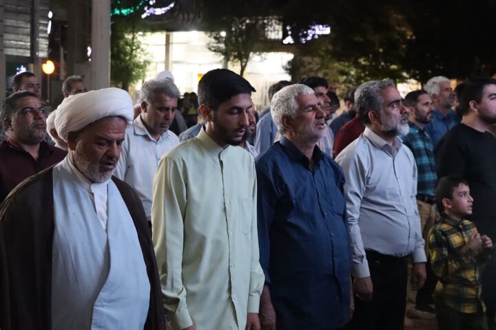 تصاویر/ برگزاری نماز استغاثه به امام زمان (عج) در میدان نماز شهرستان اشکذر