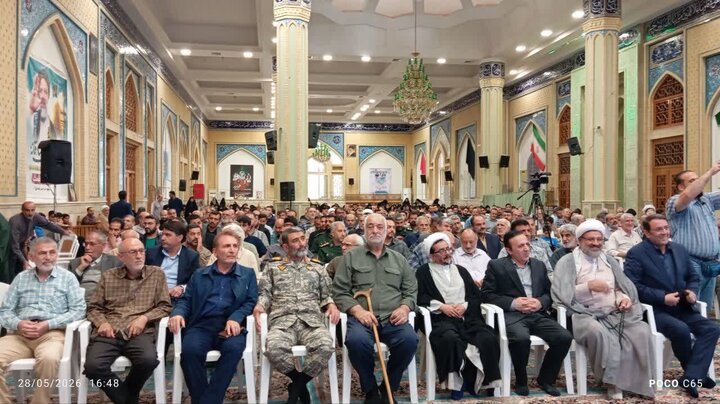 تصاویر / مراسم گرامیداشت  فرمانده اسبق سپاه پاسداران انقلاب اسلامی و  رئیس سازمان بسیج مستضعفین کشور در قزوین