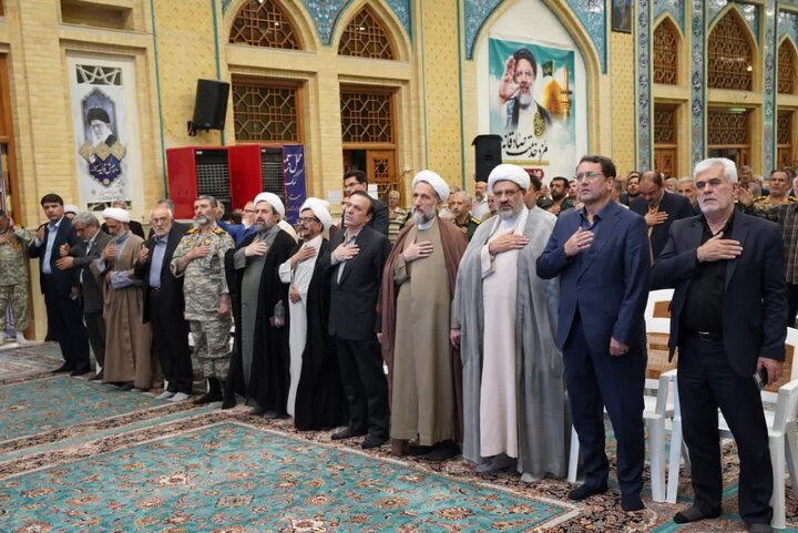 تصاویر / مراسم گرامیداشت  فرمانده اسبق سپاه پاسداران انقلاب اسلامی و  رئیس سازمان بسیج مستضعفین کشور در قزوین