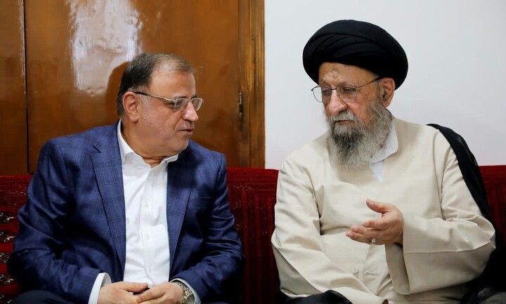 تصاویر/ دیدار عیدانه آیت الله نورمفیدی با علمای اهل سنت شرق گلستان