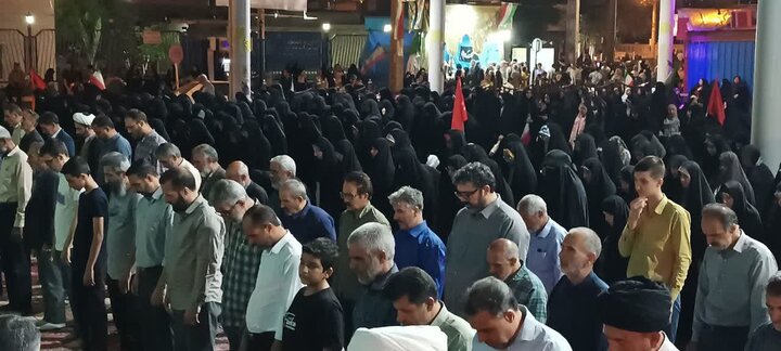 تصاویر/اقامه نماز استغاثه در ساوه