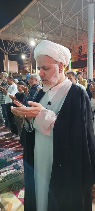 تصاویر/اقامه نماز استغاثه در ساوه