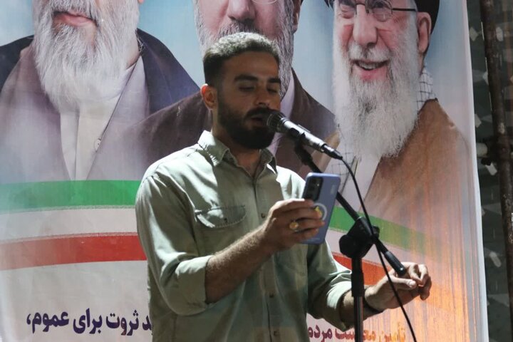 تصاویر/ اجتماع خیابانی مردم بندر ریگ