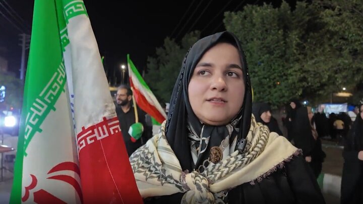 فیلم | گفت و گوی خبرنگار حوزه با دانشجوی ایرانی مقیم آلمان در جمع اجتماع کنندگان بلوار شهید صدوقی قم