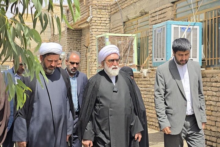 تصاویر/ بازدید تولیت آستان قدس از مراکز حوزوی بردسکن در جریان سفر به جنوب خراسان رضوی