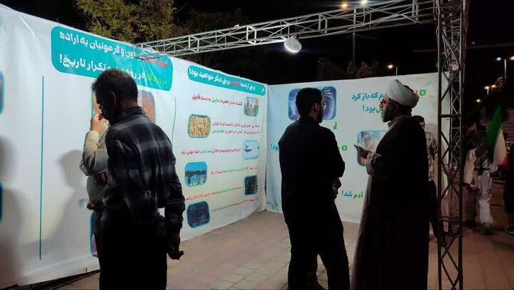 تصاویر/ استمرار فعالیت موکب مدارس علمیه خواهران استان کرمان در تجمعات