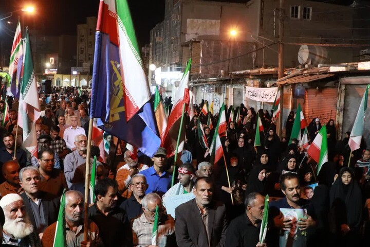 تصاویر/حضور و سخنرانی عضو مجلس خبرگان رهبری در اجتماع اقتدار امت شهرستان صیدون