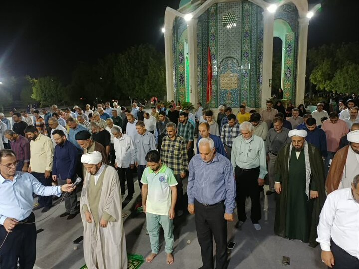 تصاویر/ نماز استغاثه به امام زمان(عج) در عالیشهر
