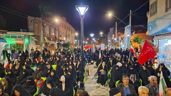 تصاویر/ قرار مردمی عجب شیر در نودمین شب متوالی